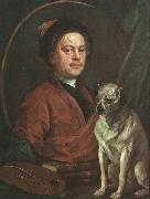 William Hogarth The Painter and his Pug china oil painting reproduction